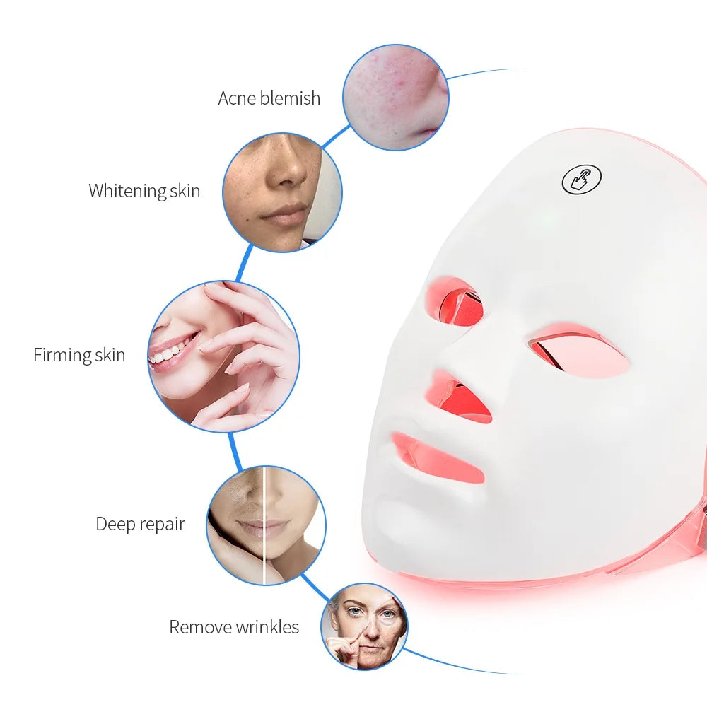 Advanced LED Therapy Mask – Professional Skin Care at Home!