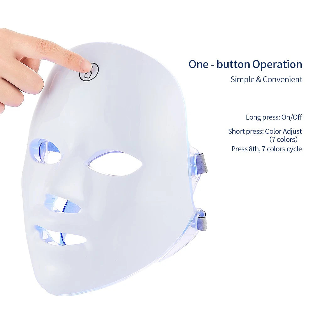 Advanced LED Therapy Mask – Professional Skin Care at Home!